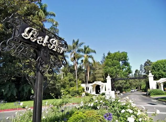 The East Gate entrance to Bel-Air