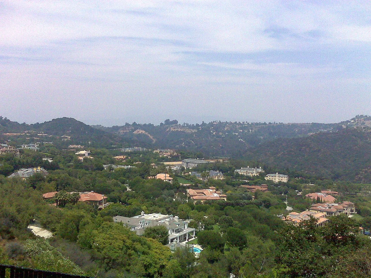 An overlook of North Beverly Park