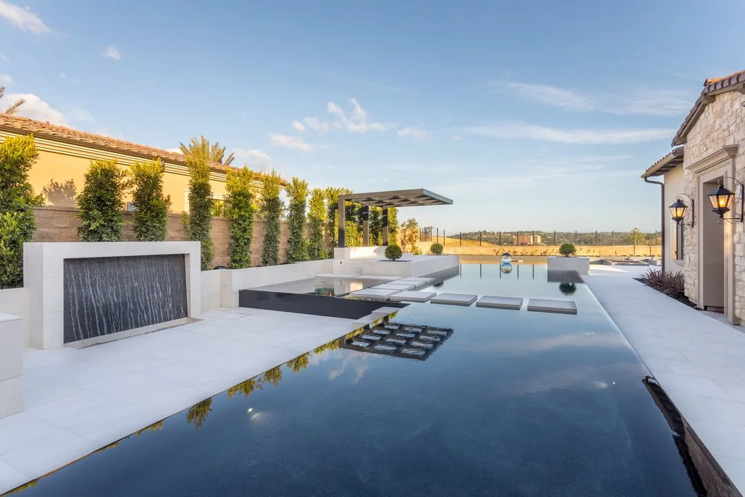 Custom Pool, Spa & Landscape – Orange County Estate – photo 9